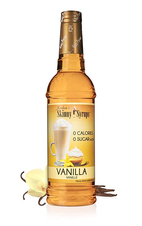 Jordan's Skinny Syrups Sugar Free Coffee Syrup, Vanilla Flavor Drink Mix, Zero Calorie Flavoring ... | Amazon (US)