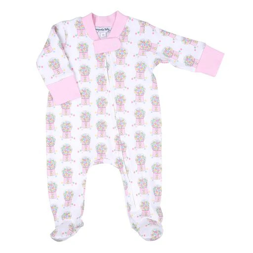 Magnolia Baby Gumball Printed Zipper Footie | JoJo Mommy