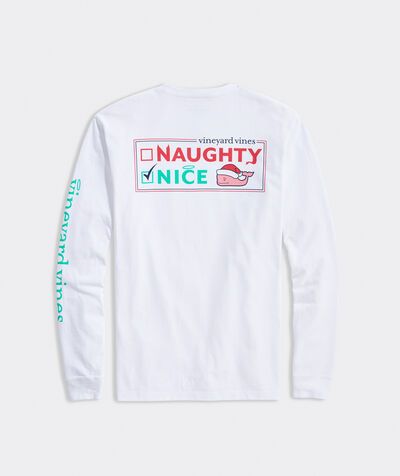 Nice List Long-Sleeve Pocket Tee | vineyard vines