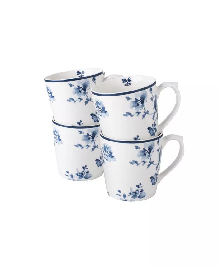 Blueprint Collectables 17 Oz China Rose Mugs in Gift Box, Set of 4 | Macys (US)