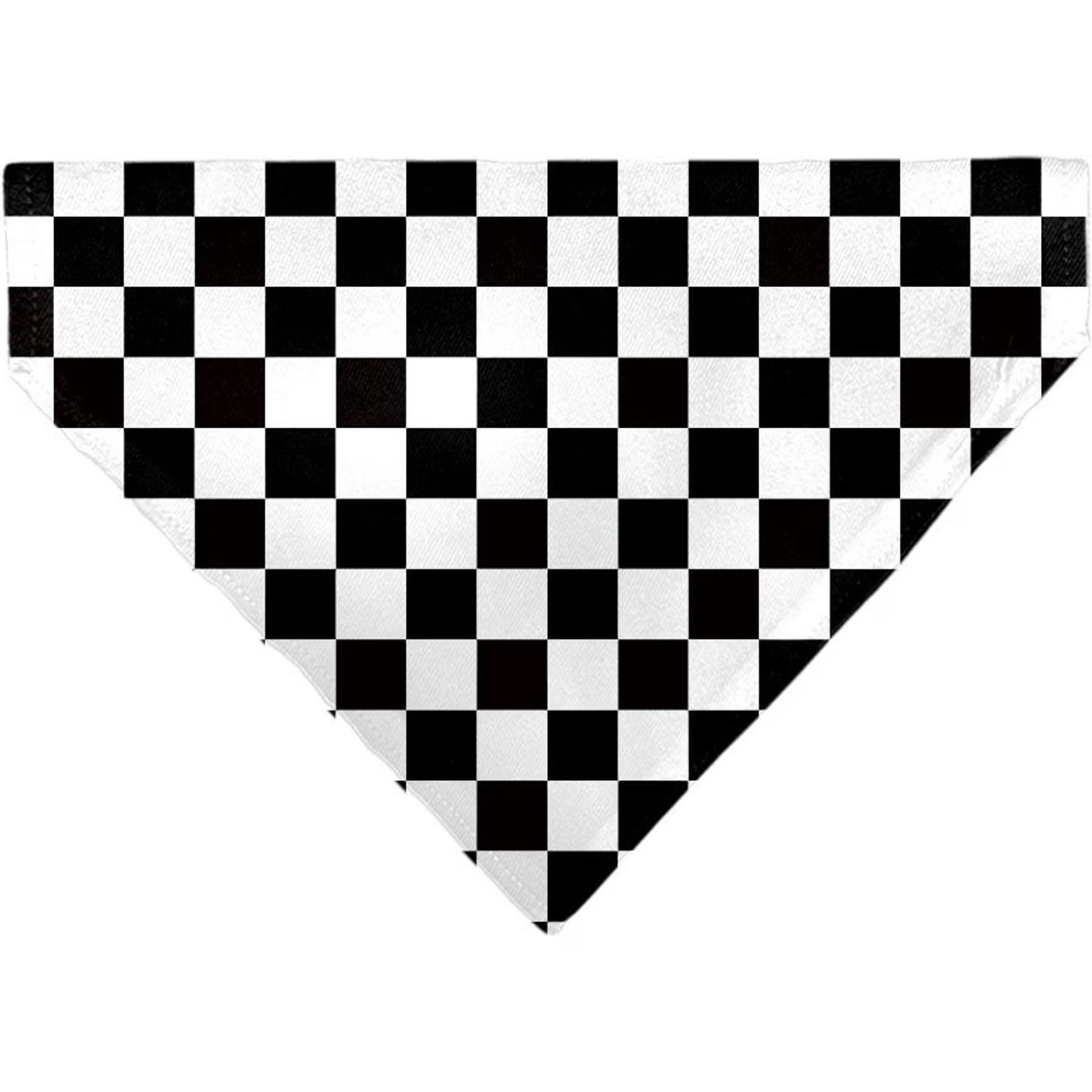 Buckle-Down Checker Dog Bandana, Black & White | Chewy