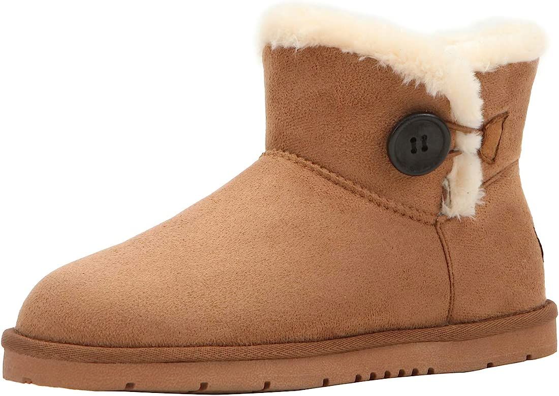Womens Mini Bailey Button Winter Snow Boots | Amazon (US)