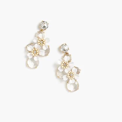 Lily crystal earrings | J.Crew US