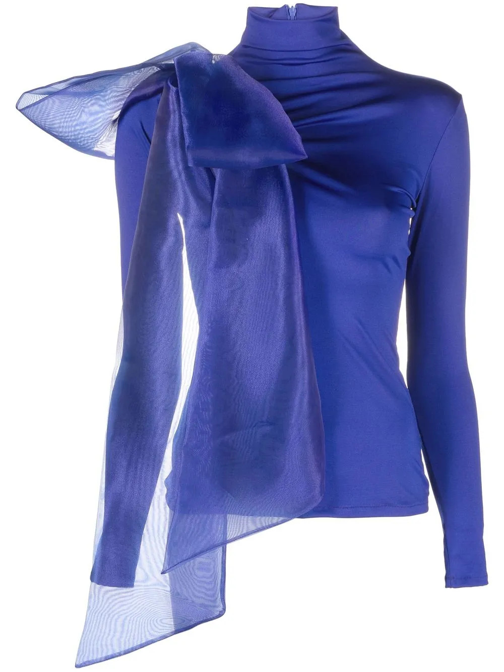 Atu Body Couture bow-detail Turtle Neck Top - Farfetch | Farfetch Global