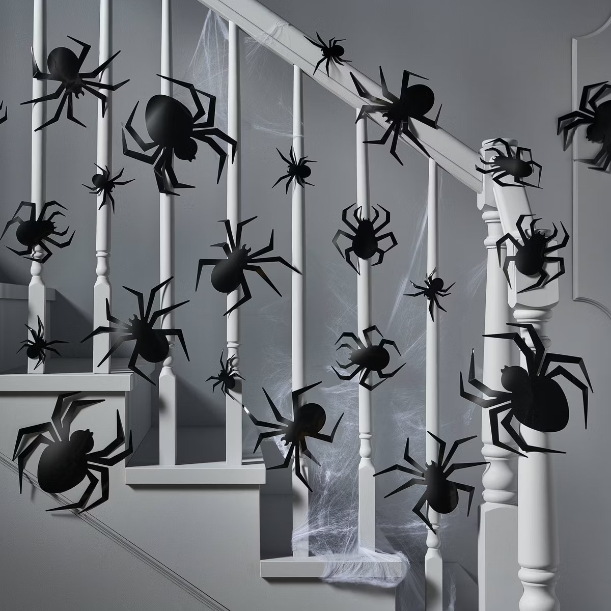 8ct Halloween Decor Kit Spiders - Hyde & EEK! Boutique™: No Assembly | Target