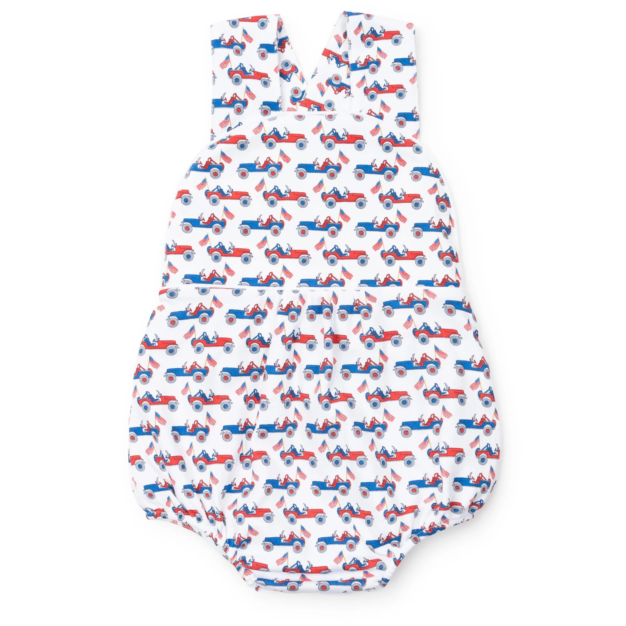 Benton Boys' Bubble - Patriotic Jeeps | Lila and Hayes