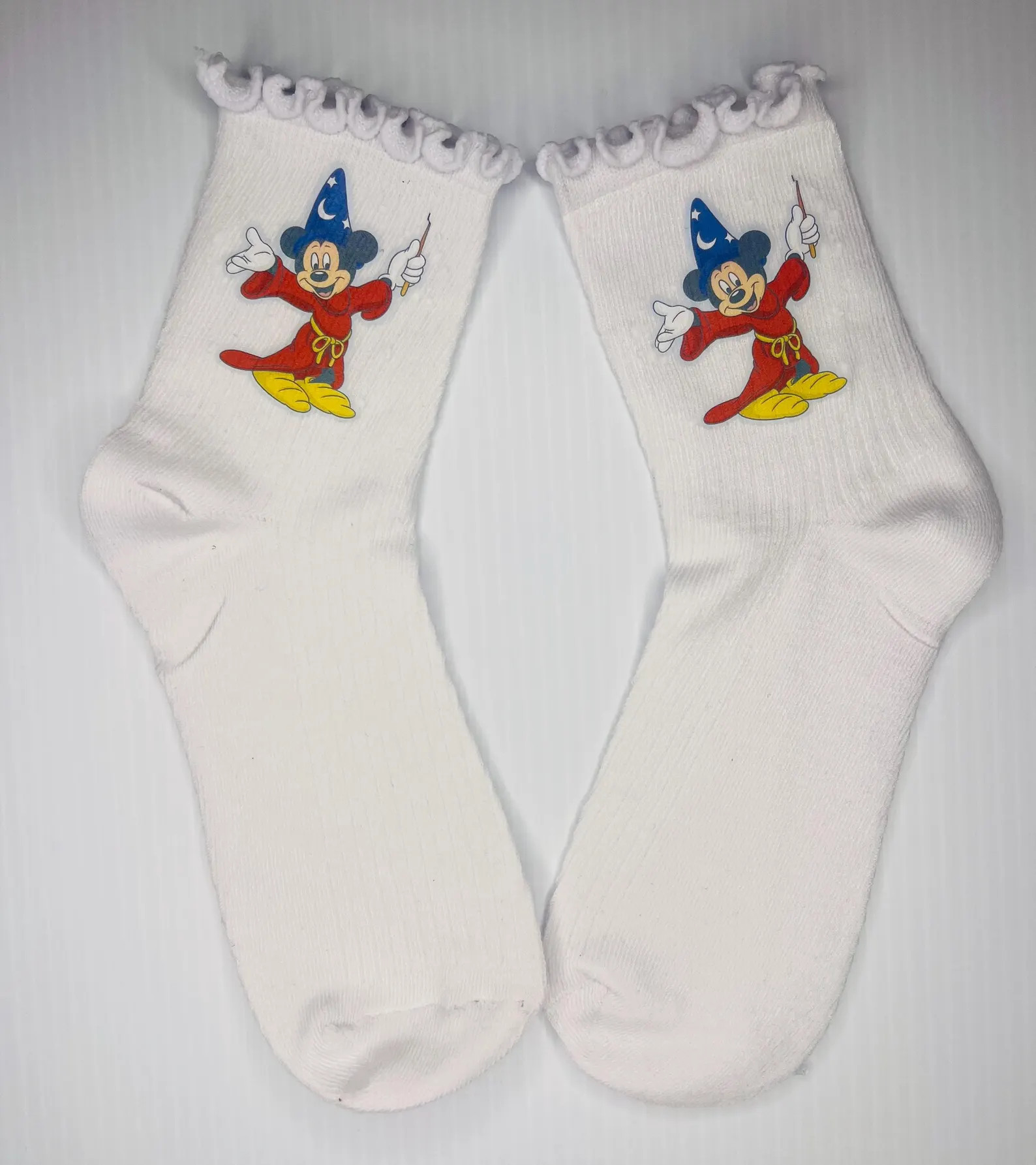 Sorcerer Mouse Ruffle Socks - Etsy | Etsy (US)