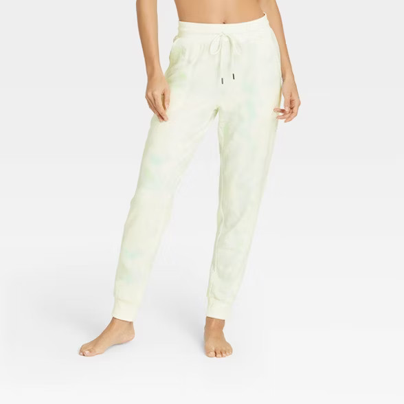 Women's Tie-Dye Soft Fleece Lounge Jogger Pants - Stars Above™ | Target