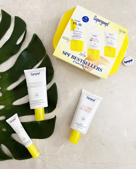 SUPERGOOP Sunscreen favorites.  The SUPERGOOP Travel size kits are perfect for travel or trial 🌿

Supergoop SPF favorites, Supergoop mini size, Supergoop Bestsellers, Vacation Outfit, travel essentials 

#LTKSeasonal #LTKtravel #LTKbeauty