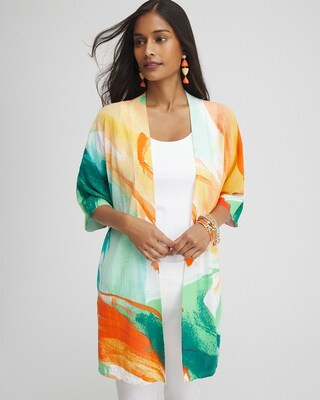 Summer Romance Fans Midi Cardigan | Chico's