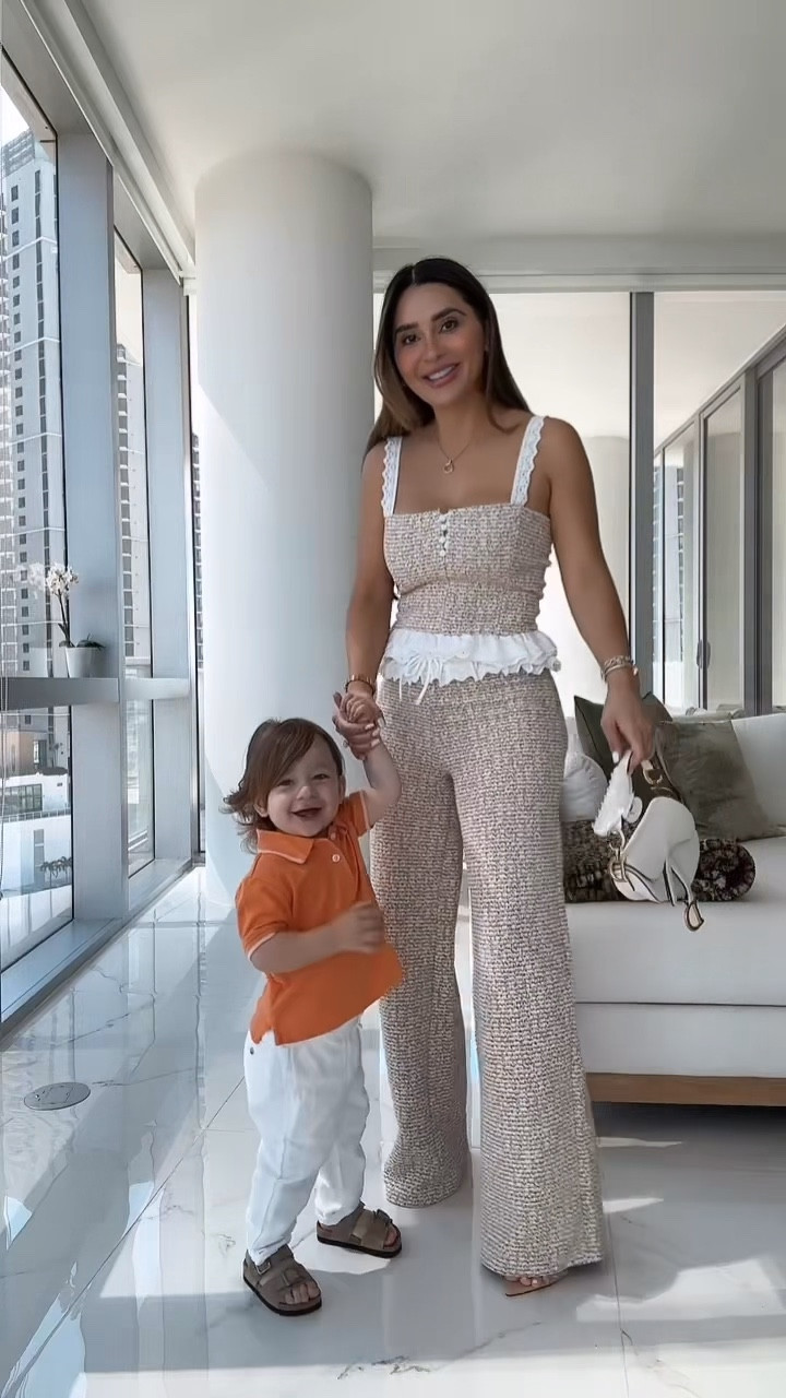 Mommy & Me brunch outfits #zara #jenhava perfect little outfit for brunch, a day out or any occasion. Wearing size S in both the top and pants  

#LTKootd