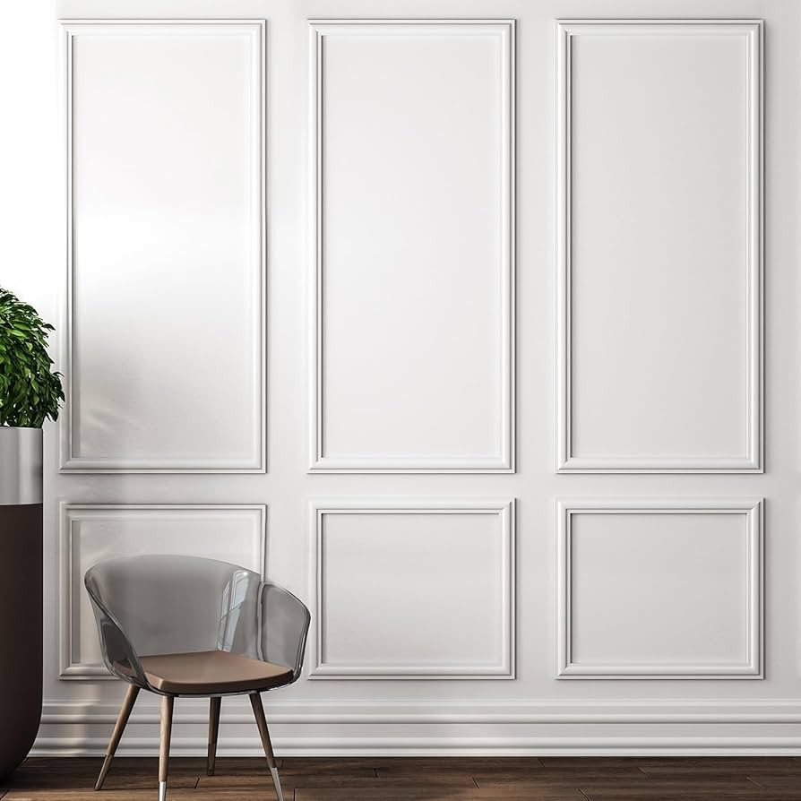 Pangda 3 Set Peel and Stick Wall Molding Kit, Premade Accent Molding Wainscoting Panel for Interi... | Amazon (CA)