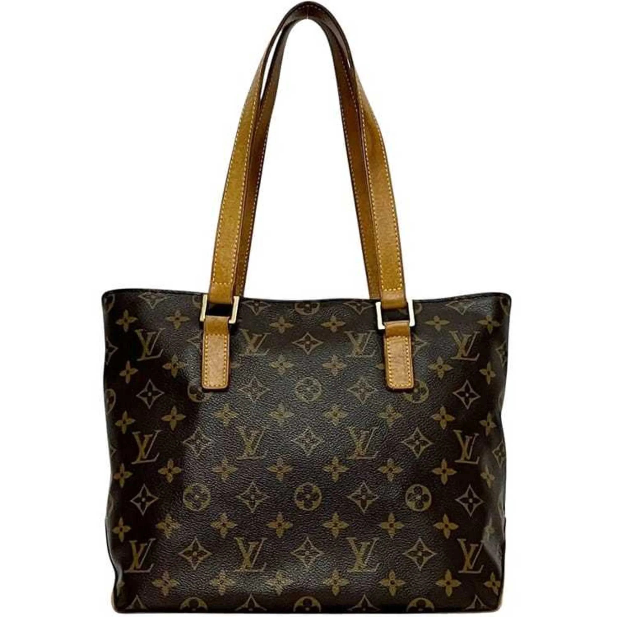 Pre-Owned Louis Vuitton Cabas Piano Tote Bag ec-24862 Brown Monogram M51148 Canvas... (Good) | Walmart (US)