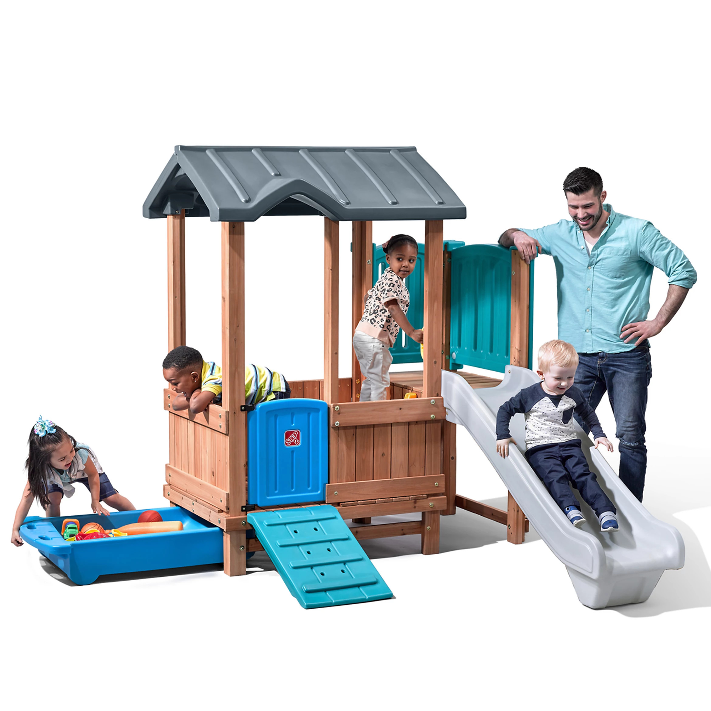 Step2 Woodland Adventure Playhouse & Slide | Kohl's