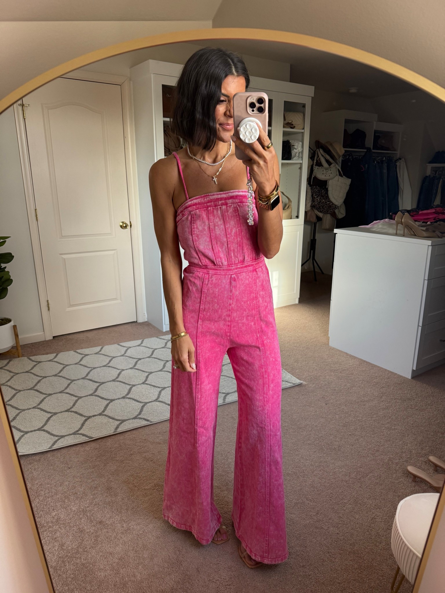 Obsessed with this jumpsuit!!! Use code SHANNON35 to make it 
I’m 5’5 and in size small. 

#LTKgrwm #LTKTravel #LTKSeasonal