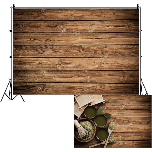 LFEEY 7x5ft Wood Backdrops for Photography Grunge Wood Vintage Worn Wooden Boards Background Seamles | Amazon (US)