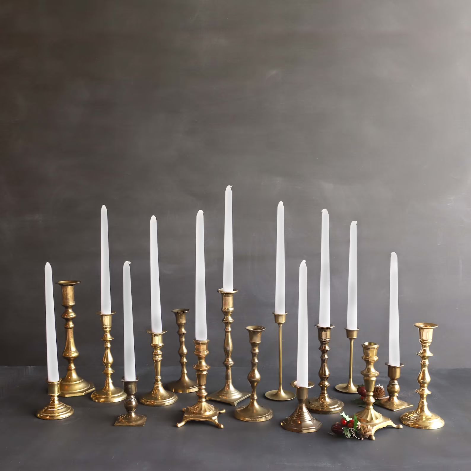 Brass Candlesticks / Vintage Candle Holder You Choose SOLD SEPARATELY / Boho Wedding Decor / Fren... | Etsy (US)