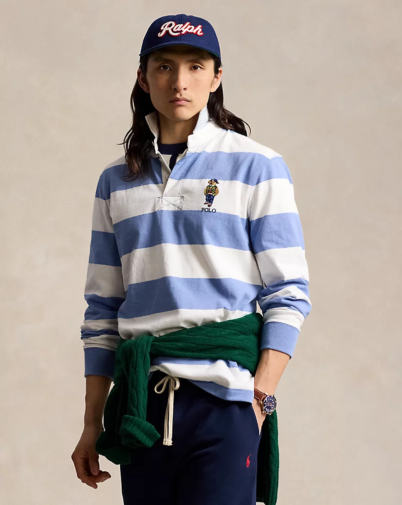 Classic-Fit Rugbyhemd mit Polo Bear | Ralph Lauren (DE & AT)