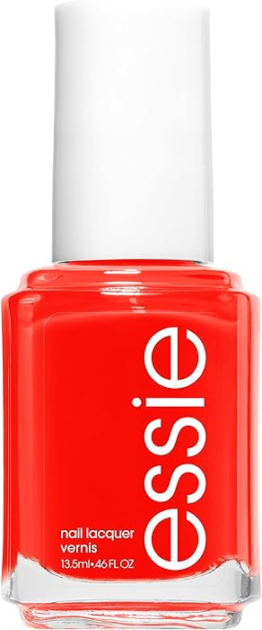 essie Nail Polish, Vegan, Salon-Quality Orange Red Nail Polish, Clambake, 0.46 fl oz | Amazon (US)