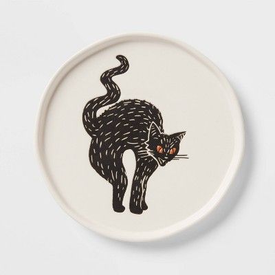 6" Stoneware Cat Appetizer Plate - Threshold™ | Target