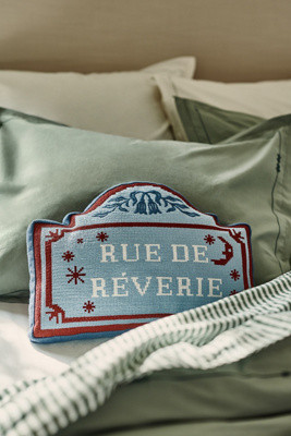 Francine Cotton Needlepoint Mini Pillows | Anthropologie (US)
