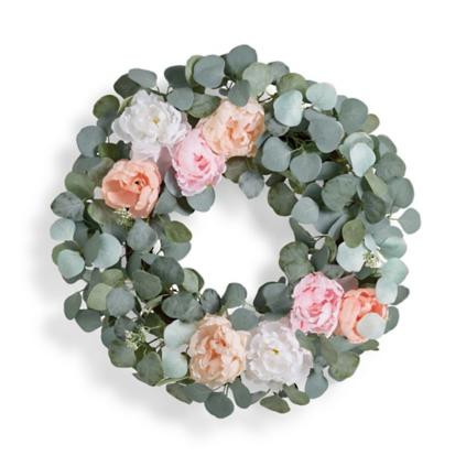 Peony Eucalyptus Wreath | Grandin Road