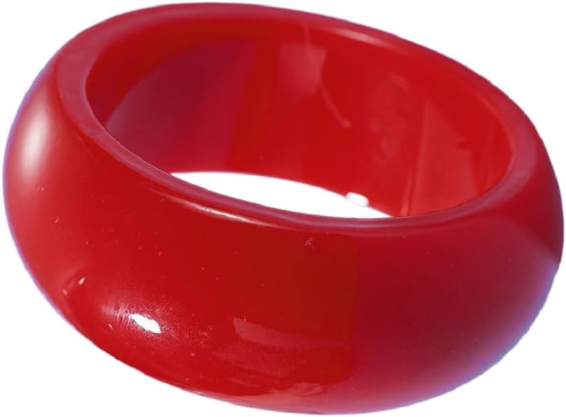 Chunky Colorful Geometric Cuff Bangle Candy Color Irregular Wide Cuff Bracelet Bangle Bracelet Vi... | Amazon (US)