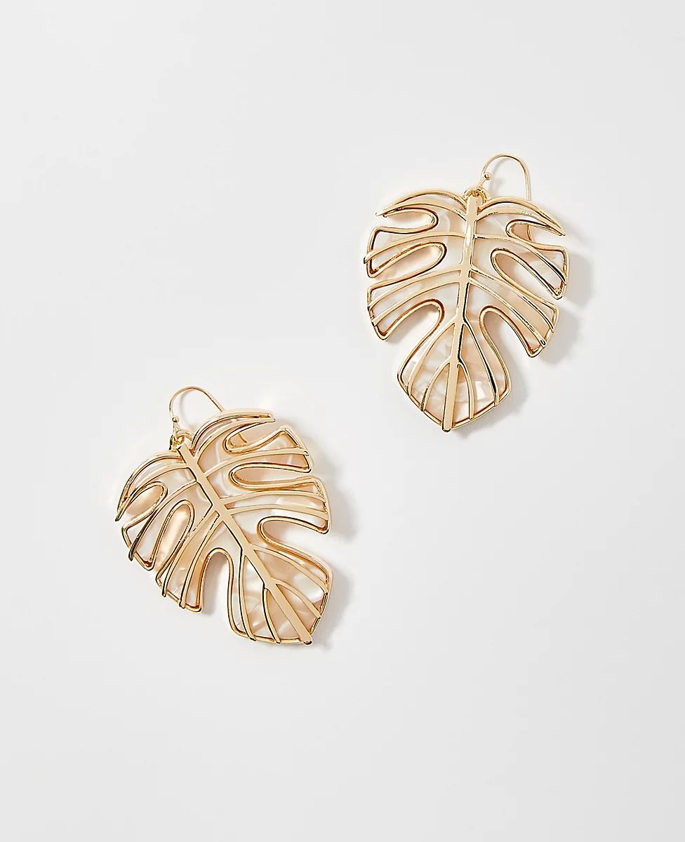 Leaf Drop Earrings | Ann Taylor (US)
