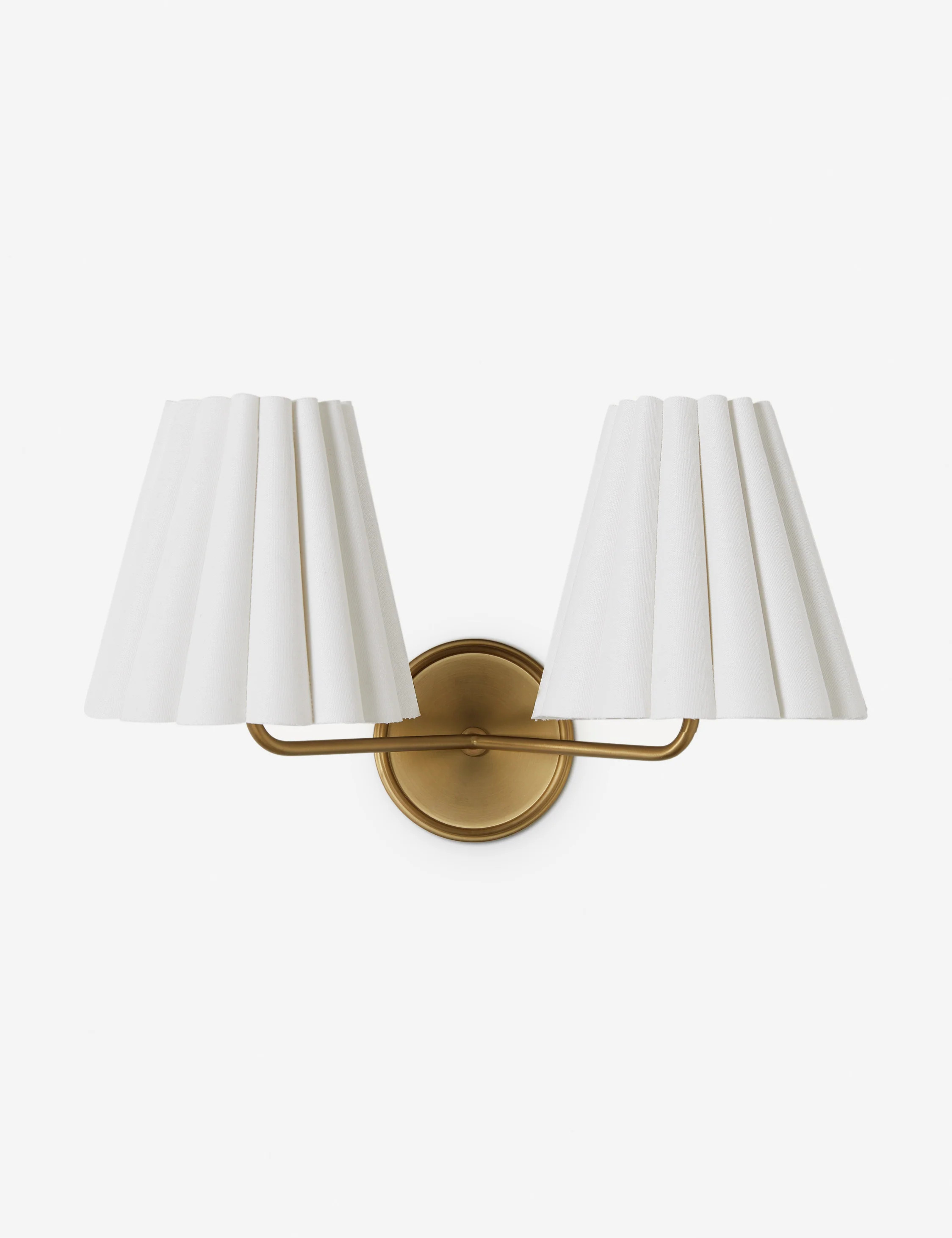 Matthews Double Sconce, Brass | Lulu and Georgia 