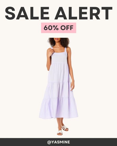 Sale lavender midi dress from The Drop on Amazon. Over 60% off

#LTKSpringSale #LTKstyletip #LTKfindsunder50
