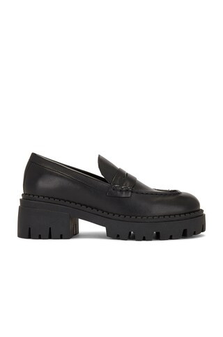 Lyra Lug Sole Loafer in Black | Revolve Clothing (Global)