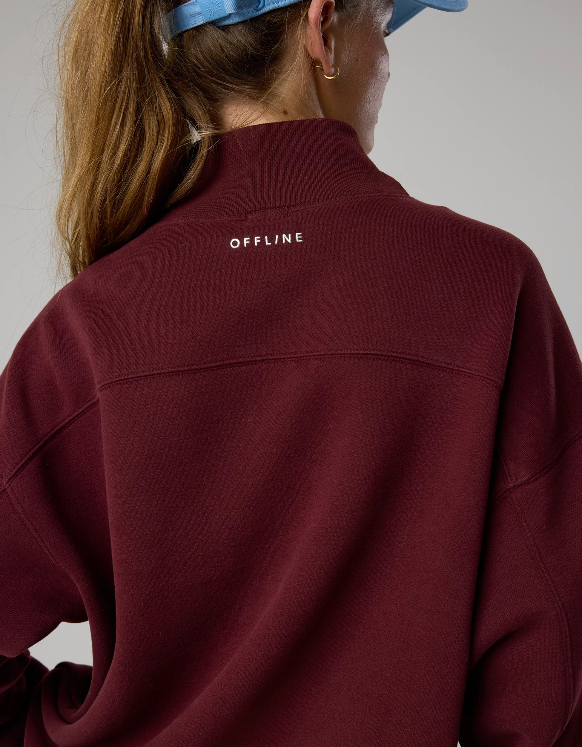 OFFLINE By Aerie Cloud Fleece Oversized Mockneck Sweatshirt | Aerie