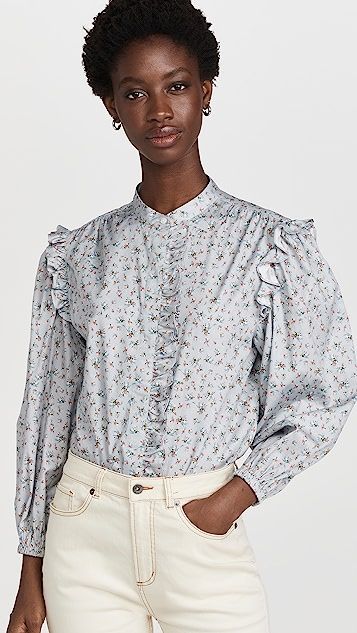 Floral Ruffle Shirt | Shopbop