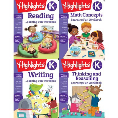 Highlights Kindergarten Learning Workbook Pack - (Highlights Learning Fun Workbooks) by  Highlights Learning (Mixed Media Product) | Target