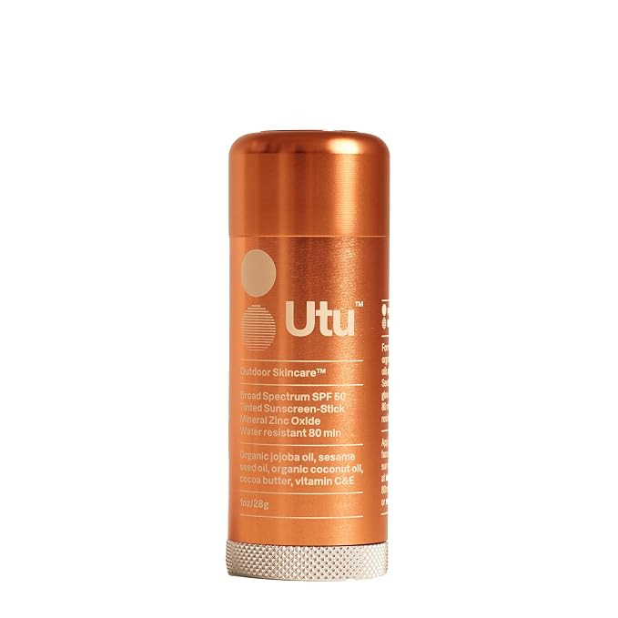 UTU - SPF50 Lightly Tinted Mineral Sunscreen Stick | Vitamin C+E, Jojoba + Sesame Oil | Reef Safe... | Amazon (US)
