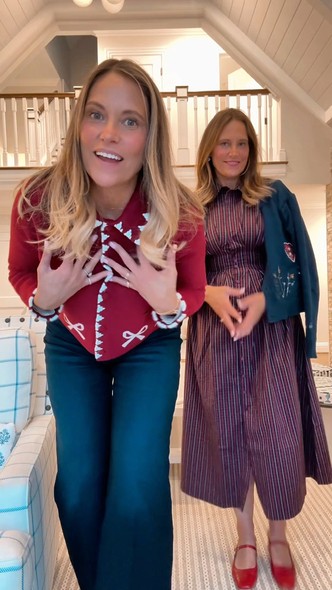 Last day of the code! Lots of great beautiful things included some favorites! The ultra flattering Tobie dress, Somerset and the jeans that fit everyone!

Wearing size 30 jeans
Medium sweaters
Medium dress

#LTKSaleAlert #LTKHoliday #LTKOver40