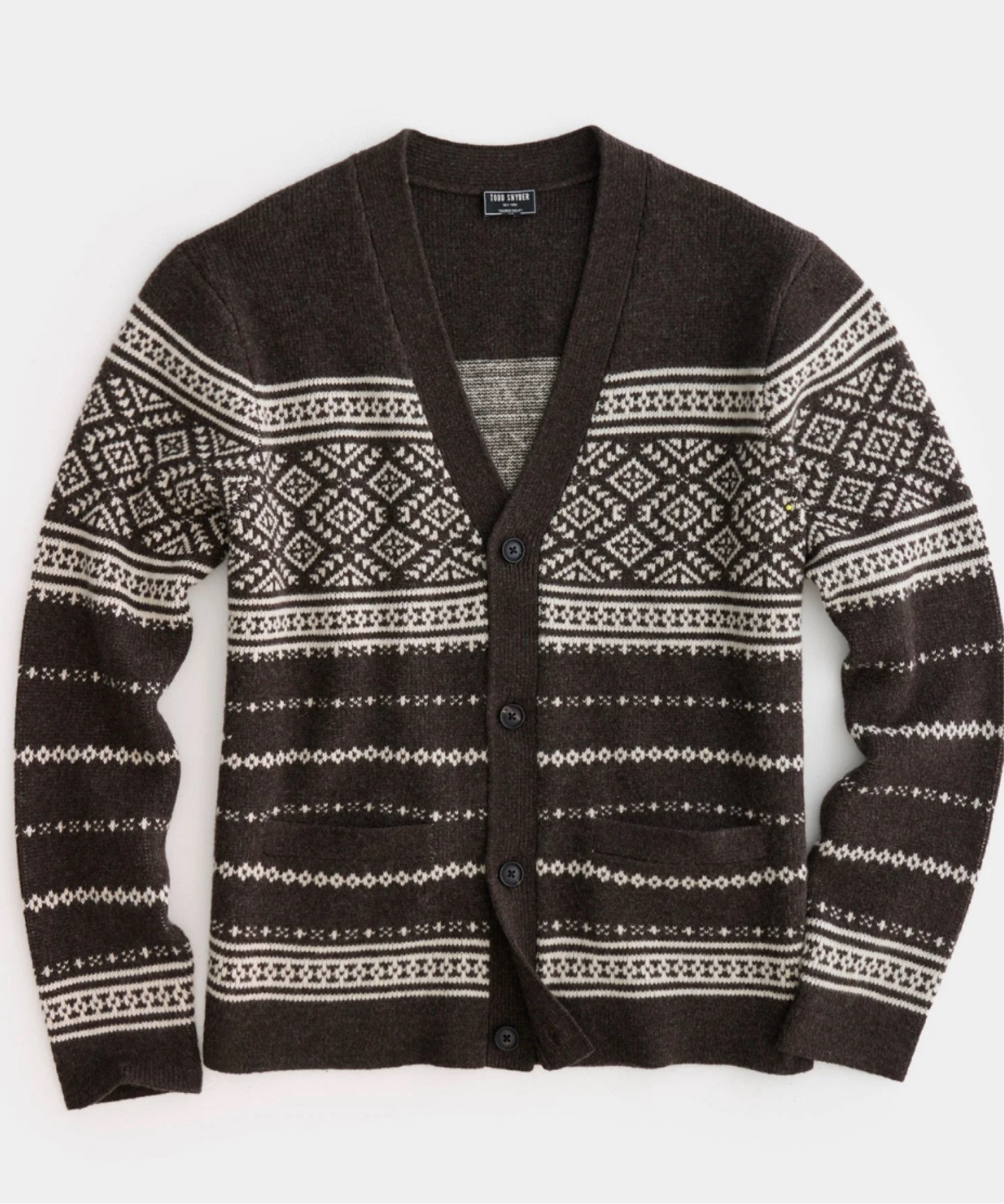Gifts for Him: Placed Fair Isle Cardigan in Brown

#LTKGiftGuide #LTKWorkwear #LTKHoliday