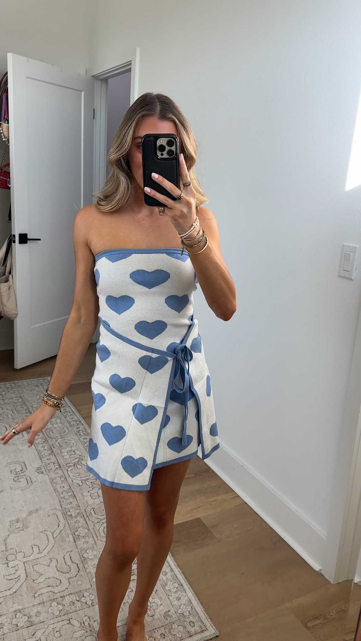 Amazon size small Wenrine Womens Sexy Tube Top Dress Strapless Self Tie Wrap Asymmetrical Hem Knit Summer Party Mini Dresses. Valentine’s Day outfit  

#LTKootd #LTKValentine #LTKSaleAlert