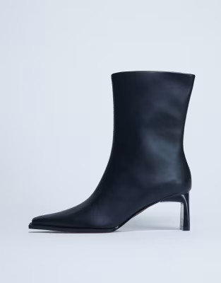Topshop Nadie chisel toe ankle boot in black | ASOS | ASOS (Global)
