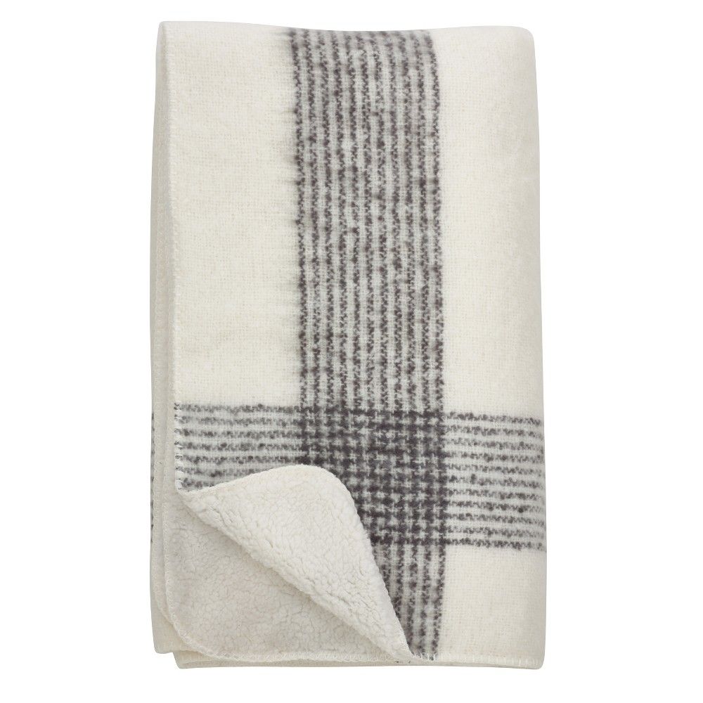 Throw Blankets Saro Lifestyle 50X60"" Inches Panna Cream, Size: 50x60 inches, Panna Ivory | Target