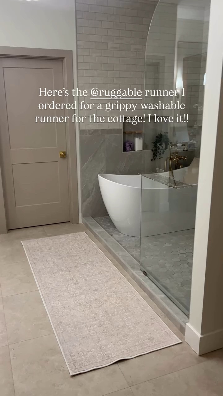 Here’s the @ruggable runner I ordered for a grippy washable runner for the cottage! I love it!!

#LTKSeasonal #LTKHome