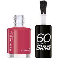 Rimmel 60 Seconds Super Shine Nail Polish 8ml (Various Shades) - 271 Jet Setting | Look Fantastic (UK)