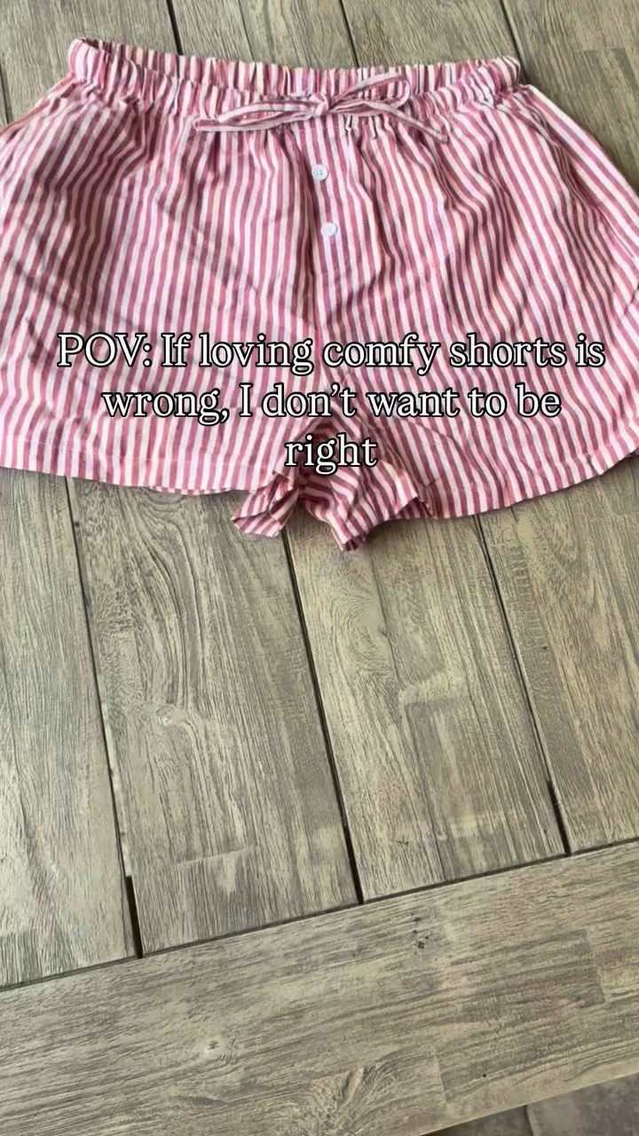 The comfiest cutest striped trending boxer shorts are a must have add to cart this summer! Dress them up or down 10/10

Comment “shop” for details 

#shorts #momshorts #comfy #momapproved #summershorts