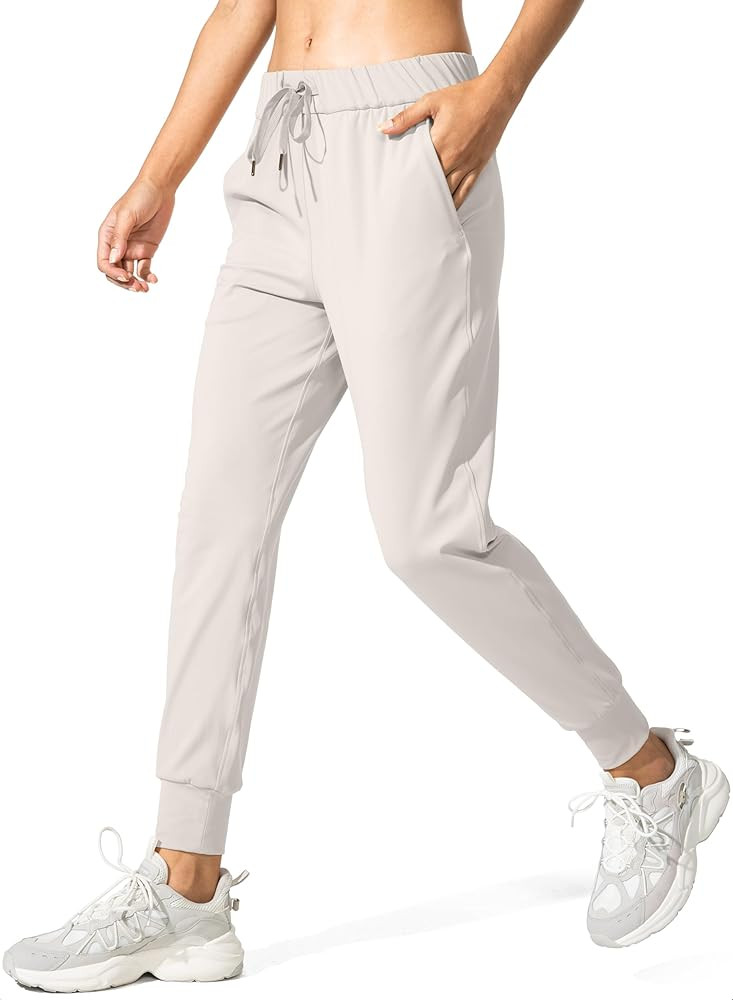 SANTINY Women's Joggers Pants Pockets Drawstring Running Sweatpants for Women Lounge Workout Jogg... | Amazon (US)