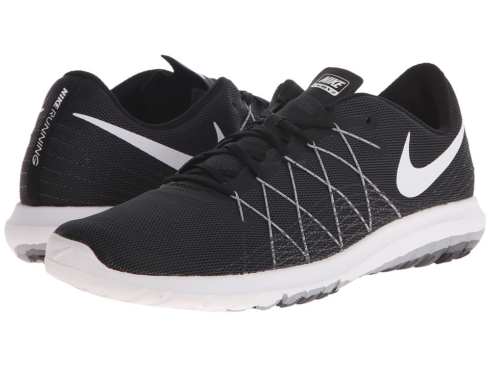 Nike - Flex Fury 2 (Black/Wolf Grey/Dark Grey/White) Men's Running Shoes | Zappos