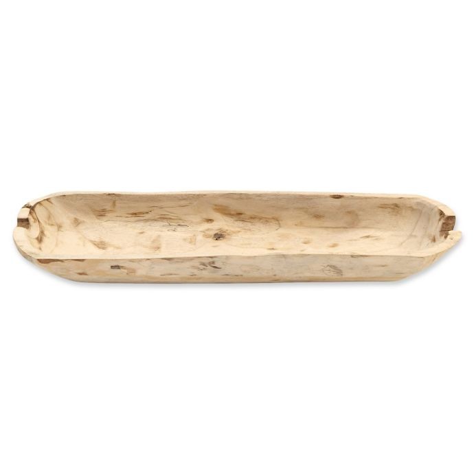 Decorative Wood Bowl in Brown | Bed Bath & Beyond