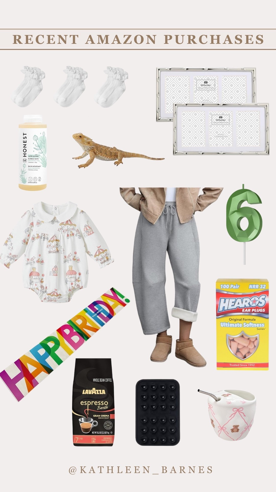 Few things we ordered from Amazon last month - love these sweatpants, the bubble romper is so adorable and the birthday decor was a hit for H! #amazonfinds 

#LTKFindsUnder50 #LTKmomlife
