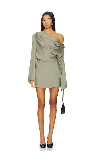 SNDYS Calissa Mini Dress in Green. - size XL/1X | Revolve Clothing (Global)