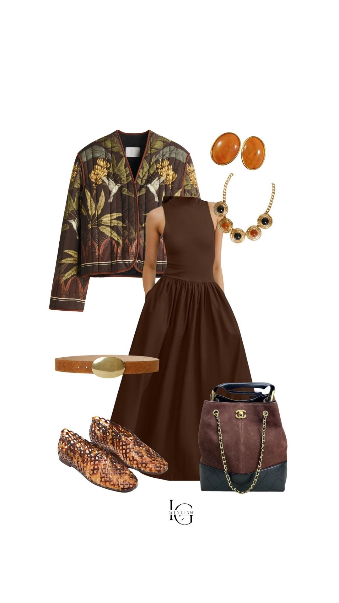 Effortless statement dressing 🤎
A structured brown dress does all the work—refined, flattering, and endlessly versatile. Styled with woven flats and warm-toned accessories for a look that feels both grounded and elevated.

#LTKSpring #LTKDressStyle #ChicMinimalist #NeutralDressing #TimelessStyle #EffortlessOutfits #ClassicFashion

#LTKootd #LTKSeasonal