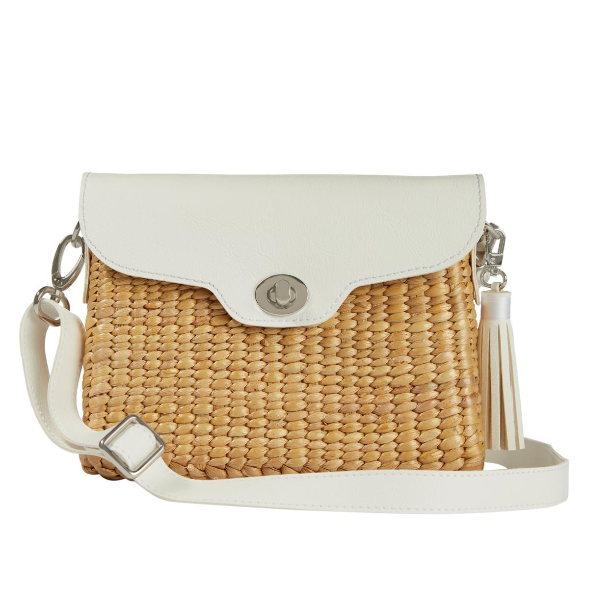Sea & Grass Ella Handwoven Wallet Crossbody - 20220784 | HSN | HSN